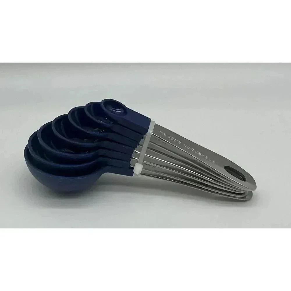 Cook With Color 12 PC‎ Measuring Cups Set Assorted Sizes Blue New - Picture 9 of 9